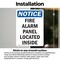 Signmission Fire Alarm Panel Located Inside, 7 in W x Rectangle, Vinyl Decal OS-2PACK-NS-D-710-V-12534 - alternate 6
